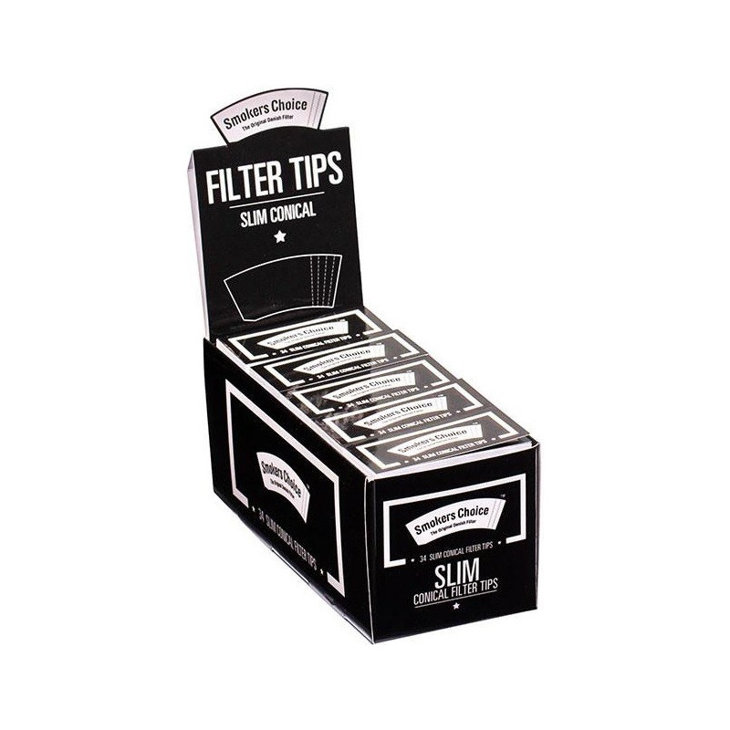 Smokers Choice Slim Conical Filter Tips Billig Grow